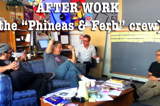 Work on Phineas and Ferb video